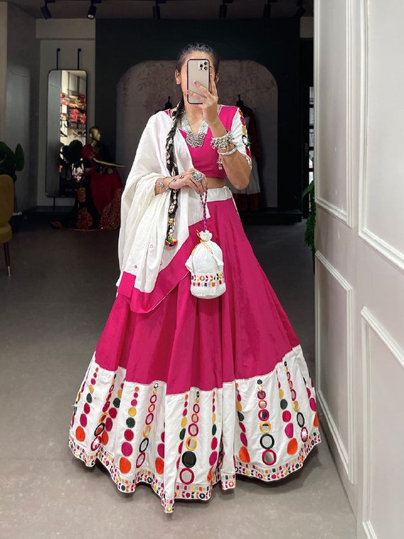 Pin by ONLINE VASTRA on kurti | Cotton lehenga, Long choli lehenga, Fashion  dresses