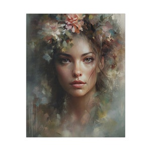 Flora - Matte Canvas, Stretched, 0.75&quot;