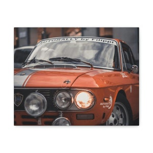 Vintage Racer – Matte Canvas, Stretched 1.25″ Depth, Free US Shipping