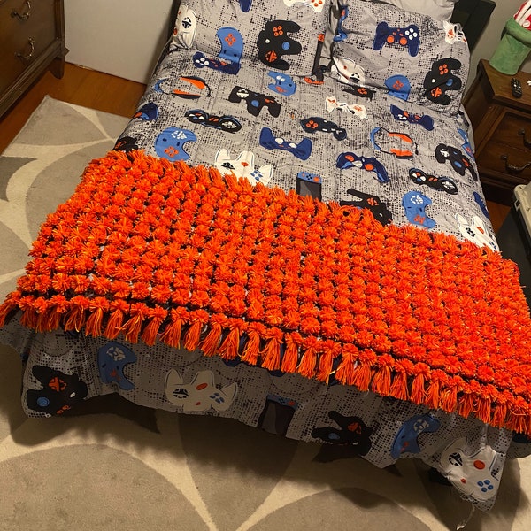 Pom Pom Blanket Etsy