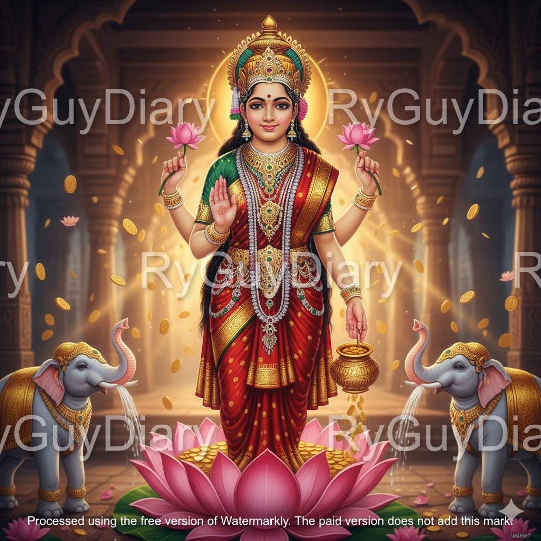 LAKSHMI THE HINDU GODDESS OF WEALTH AND WELLBEING visual data 2