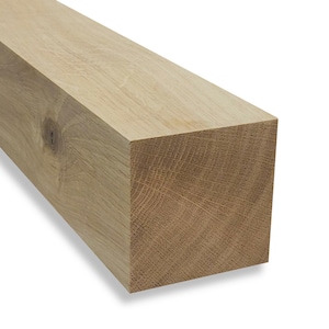 Oak wood scantling 8 x 8 x 100 cm turning blank wooden scantling planed planed goods plank goods oak solid wood oak European cut