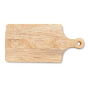 Oak cutting board with curves & handle hole, serving board tray, cutting board made of oak, wooden board kitchen board baguette board