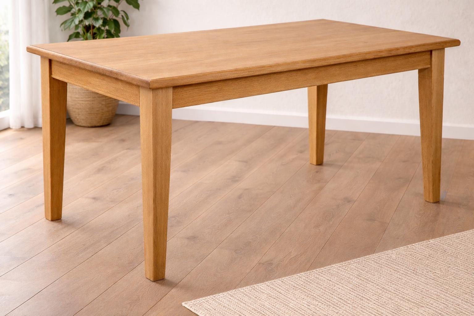 Solid Table Leg Solid Oak Table Leg – Modern & Tapered 10 X 10 Cm, Simply Planed for ...