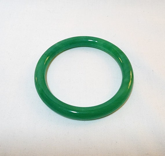 Serpentine Jade Bracelet - image 1