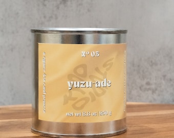 Yuzu-ade | KYDO STUDIO | hand-poured asian-scented candles, vegan, toxin-free, pure soy wax, crackling wood wick