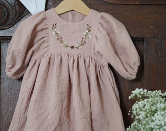 hand embroidered dress