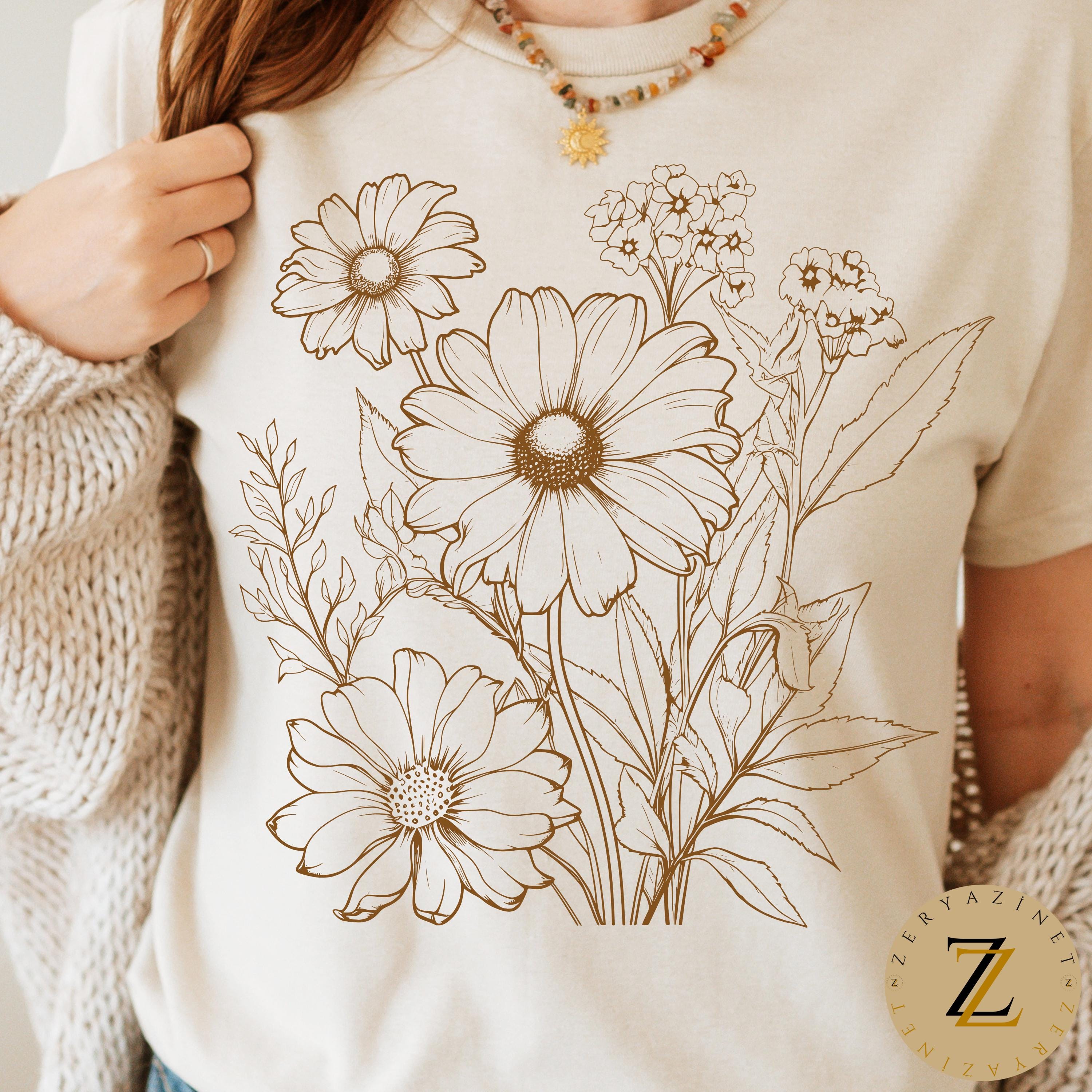 Vintage Flower Shirt - Etsy