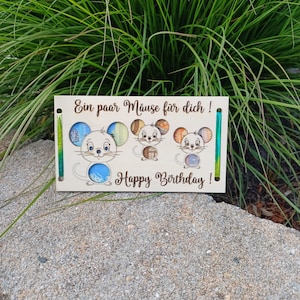 Wunscherfüller, Mäuse, SVG, DXF, Laser, Lasercut, Geldgeschenk,