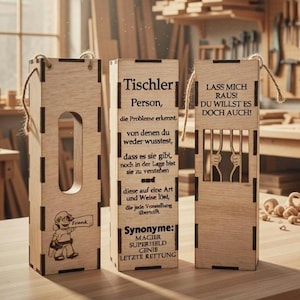 Bierbox für 0,33 ml Bierflaschen 4mm, Geschenk, Box