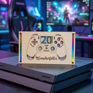 Wunscherfüller Gamer, Controller, Nintendo, Geldgeschenk, Überraschung