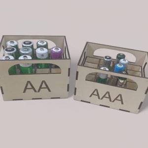 電池ボックス、AAA、AA、レーザー、レーザーカット、DXF、ライトバーン、SvG、電池