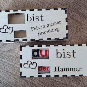 Duplo Kinderriegel,3mm, Box, Lasercut, SVG, DFX, Geschenk