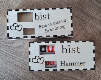 Duplo Kinderriegel,3mm, Box, Lasercut, SVG, DFX, Geschenk