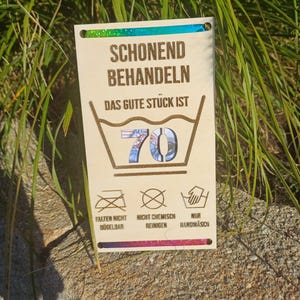 Wunscherfüller, 70, SVG, DXF, Laser, Lasercut, Geldgeschenk, Geburtstag,