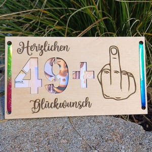 Wensvervuller, 50e verjaardag, SVG, DXF, Laser, Lasercut, Geldgeschenk, Verjaardag,
