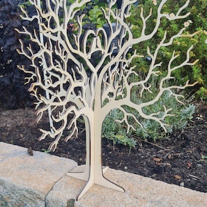 Baum ohne Vogel, 4mm, Deko, Geschenk, Lasercut