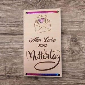Wunscherfüller zum Muttertag, Brief, Gutschein, Liebe, Mama DXF, SVG, Lightburn, Lasercut, Laser