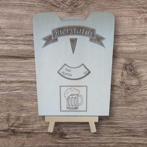 Bierstatus, parkeerschijf, Vaderdag, grappig, bierteller, SVG, DXF, Lightburn