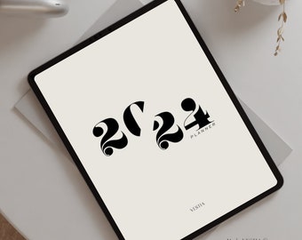 2024 Digital Planner | Minimalist & Elegant Aesthetic