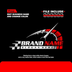 Auto speed logo - Speedometer - Race logo - logo - Automotive