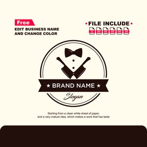 Sjabloon voor restaurantlogo - Restaurantlogo - Logo-branding