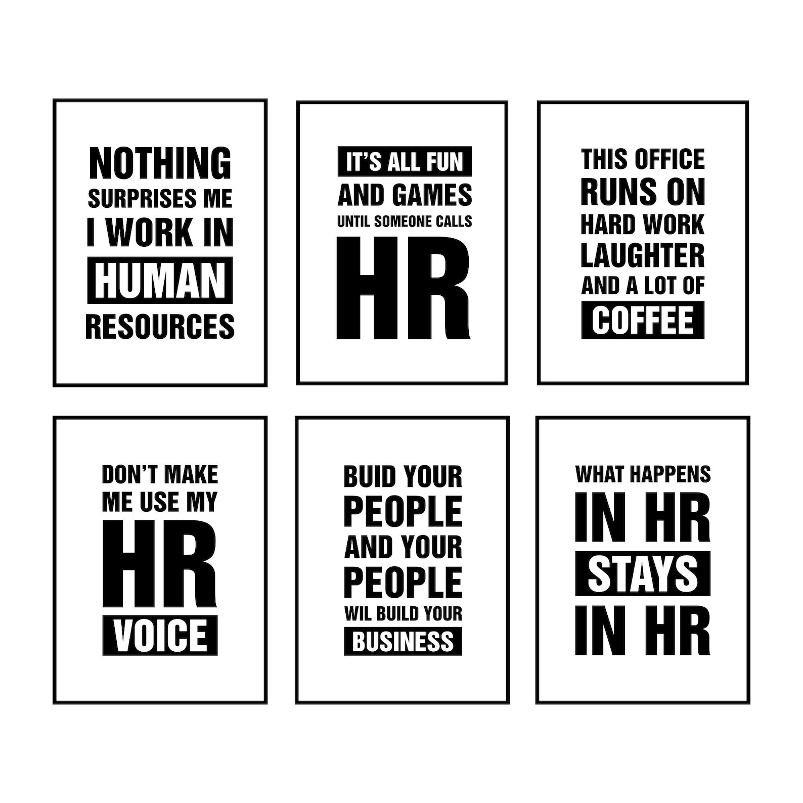 HR Office Decor, Human Resources Wall Art, Printable - Etsy