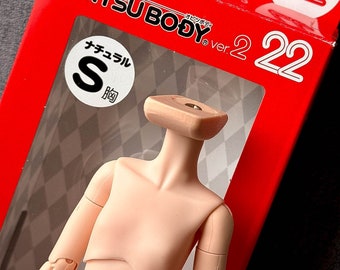 Obitsu 22/24 Gelenkpuppe Körper: Weiße oder Natürliche Haut, Kleine Büste