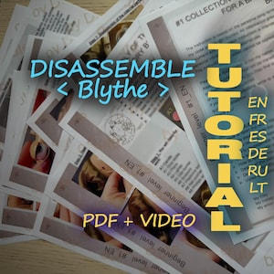 Blythe Doll Head Disassembly Manual Guide – No Head Pressure | Digital PDF + Video