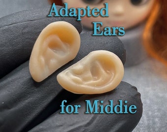Adapted Ears for Middie Blythe Doll: Customizing Parts
