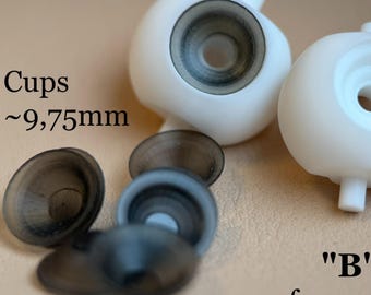10mm Eye Chips Base for Middie Blythe Doll: DIY Craft Supplies