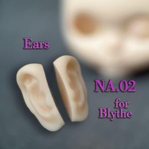 Orecchie per tutte le bambole Blythe. Modello NON adattato NA02