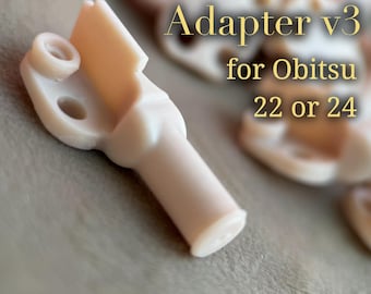Adapter v3 for Obitsu 22 or 24 body to install Blythe the neck joint.