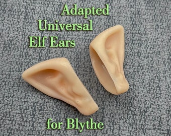 Adapted Elf Ears for all types of Natural skin tone Blythe dolls