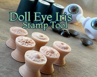 Tampon de texture oeil de poupée iris pour yeux de 14 mm.
