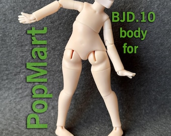 BJD.10 body for PopMart Blythe Custom doll, Articulated body