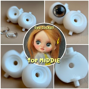 10mm Middie Eye Ball Socket for Custom Middie Blythe Dolls Looks