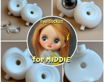 10mm Middie Eye Ball Socket for Custom Middie Blythe Dolls Looks