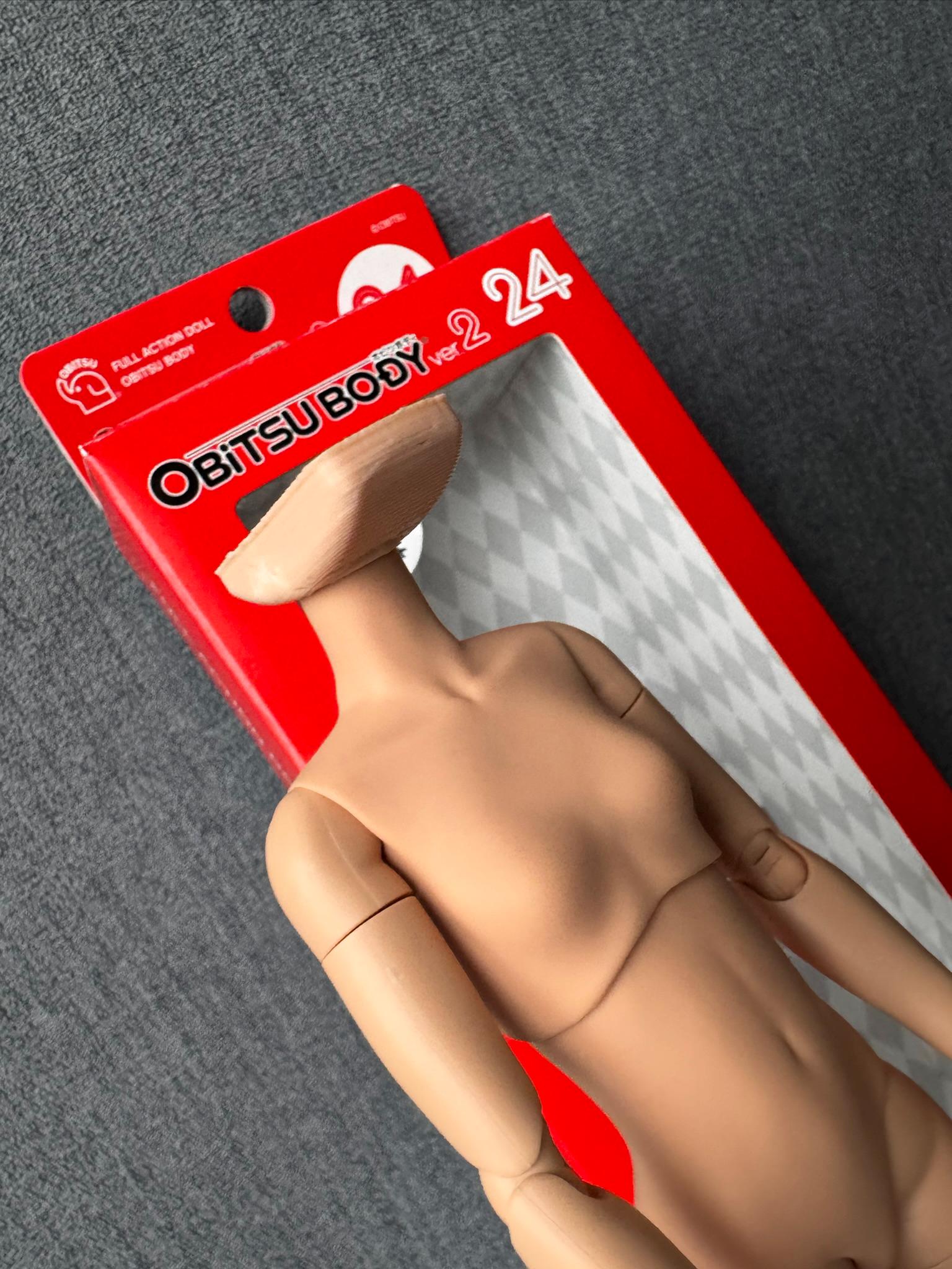 Obitsu 24 TAN Skin Tone Body With Neck Joint, Small Bust - Etsy
