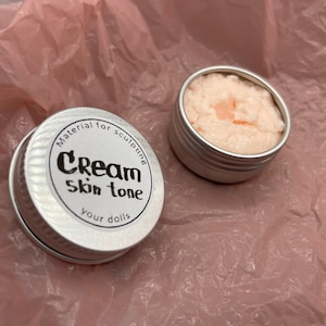 Modeling paste, craft supplies, customizing tools, and a UV lamp for doll face making. Modeling paste is often used to sculpt facial features, while customizing tools can be used to add details like lips or eyeshadow.