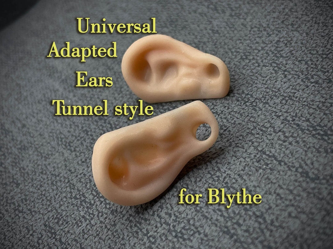 Adapted Ears Tunnel for All Types of Natural Skin Tone Blythe Etsy