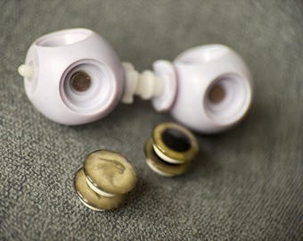 Blythe Eye Socket Set and 2 Pairs of Unique Magnetic Eyes 14mm