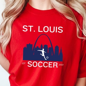 St. Louis City Tshirt Women's Soccer T-shirt Soccer 