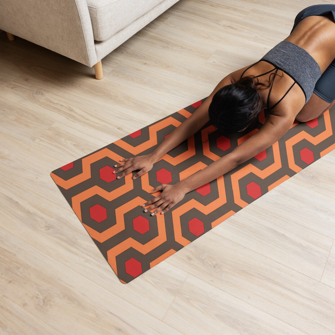Vintage Overlook Hotel Carpeting Yoga Mat Retroinspired Etsy