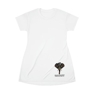All Over Print T-Shirt Dress