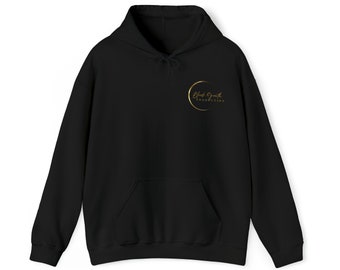 May include: Black hoodie with a gold circle logo that says "Black Smith Productions" on the front.
