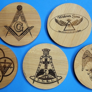 Masonic Coasters