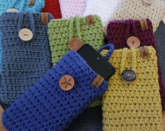 Etui téléphone portable, housse de protection en laine, pochette téléphone