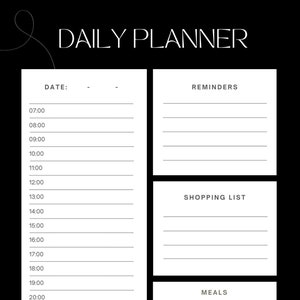 Minimalistic Daily Planner