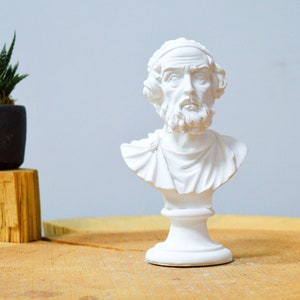 Homer Bust Statue, Ancient Greek Poet Sculpture